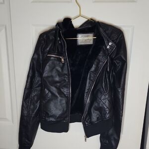 Ash Women's Black Leather Jacket